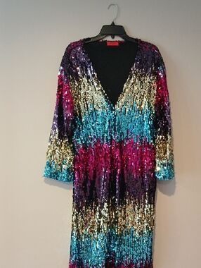 3X Sequin Duster